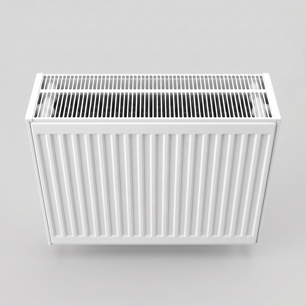 Ventilheizkörper Typ 33 – Draufsicht mit Abdeckgitter