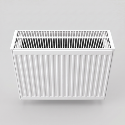 Ventilheizkörper Typ 33 – Draufsicht mit Abdeckgitter