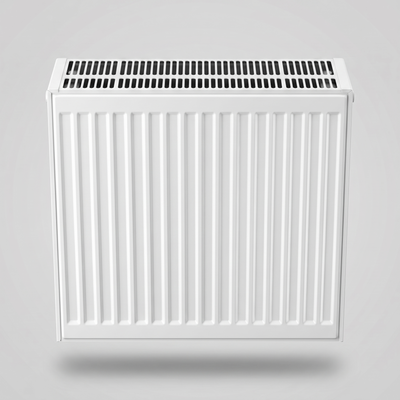 AKKAYA Ventilheizkörper Typ 33 – Frontansicht, Weiß RAL 9016