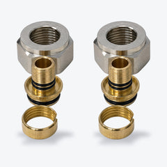 Klemmringverschraubung 16 mm – Kunststoff- und Verbundrohr, 3/4″ Eurokonus