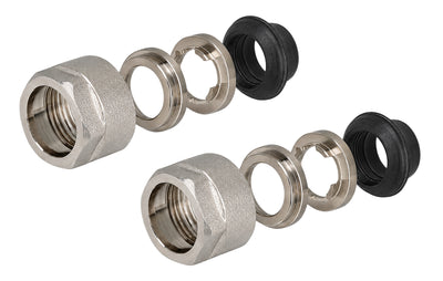 Klemmringverschraubung 15 mm mit 3/4″ Eurokonus für Kupferrohr, Ansicht 2